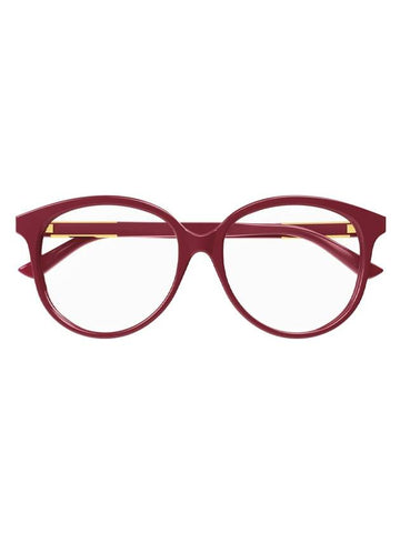 Eyewear Round Frame Glasses Red - GUCCI - BALAAN.