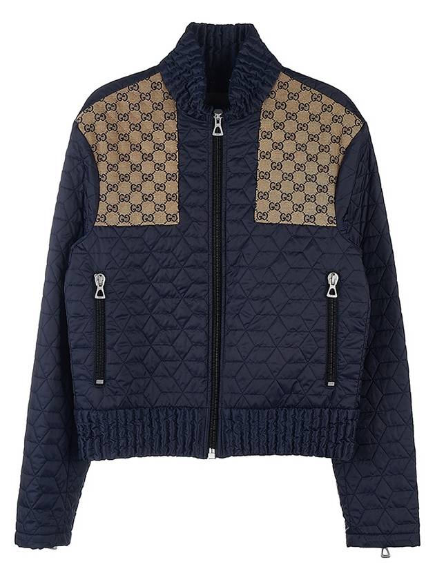 GG Detail Quilted Padding Blue - GUCCI - BALAAN 11