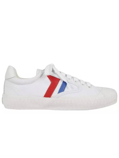 Plimsoll Canvas Low Top Sneakers White - CELINE - BALAAN 2