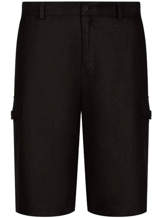 Linen Bermuda Shorts GV5TATGH253 - DOLCE&GABBANA - BALAAN 1