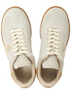 Bryce Suede Low Top Sneakers White - ISABEL MARANT - BALAAN 3