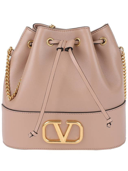 V logo chain bucket bag 4W2P0T83 HPF GF9 - VALENTINO - BALAAN 1