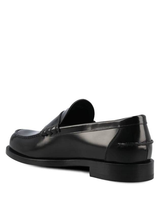 Mr G Mocassin Leather Loafers Black - GIVENCHY - BALAAN 4