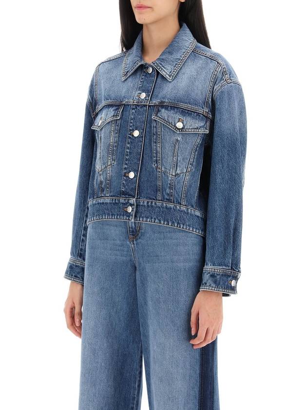 24 ss Denim Cocoon Jacket 775898 QMABJ 4109 B0230972150 - ALEXANDER MCQUEEN - BALAAN 5