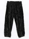 Crushed Velvet Track Pants Black - SUPREME - BALAAN 2