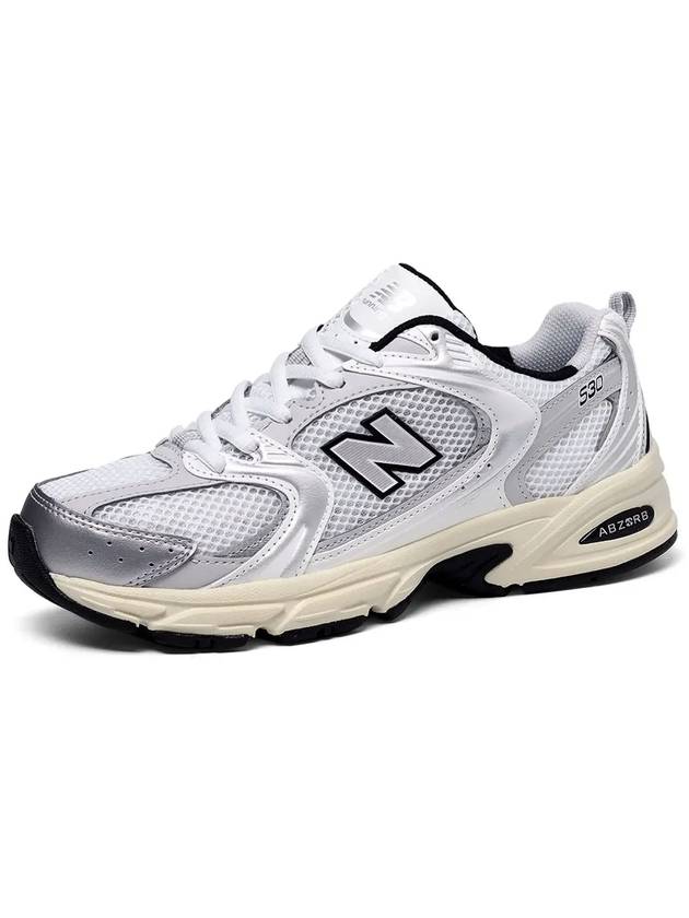 530 Sneakers White Silver - NEW BALANCE - BALAAN 8