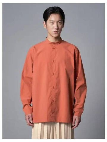 Se Mandarin Neck Shirt Blouse Southern Brown Domestic Product GM0024090547259 - ISSEY MIYAKE - BALAAN 1