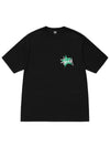 star pigment dyed t shirt black women - STUSSY - BALAAN 2