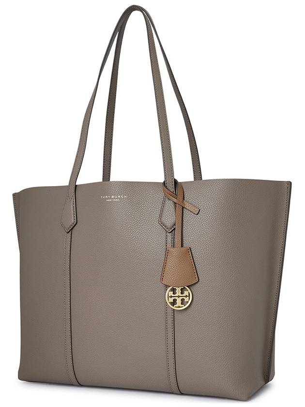 Perry Triple Compartment Tote Bag Dark Beige - TORY BURCH - BALAAN 3