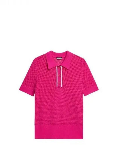 Syndra open knit polo shirt GWKW09332 - J.LINDEBERG - BALAAN 2