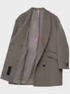 Cashmere Overfit Shawl Collar Double Coat Beige - NOIRER - BALAAN 5