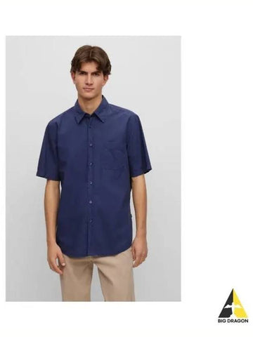 Basic poplin short sleeve shirt 50489330 418 - BOSS - BALAAN 1