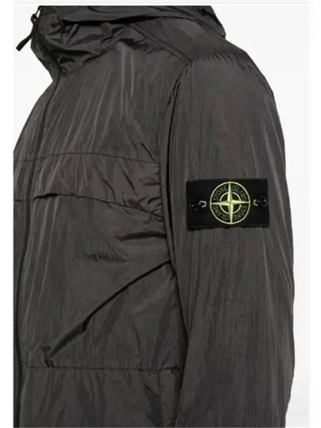 Garment Dyed Crinkle Reps R-Nylon Jacket Grey - STONE ISLAND - BALAAN 4