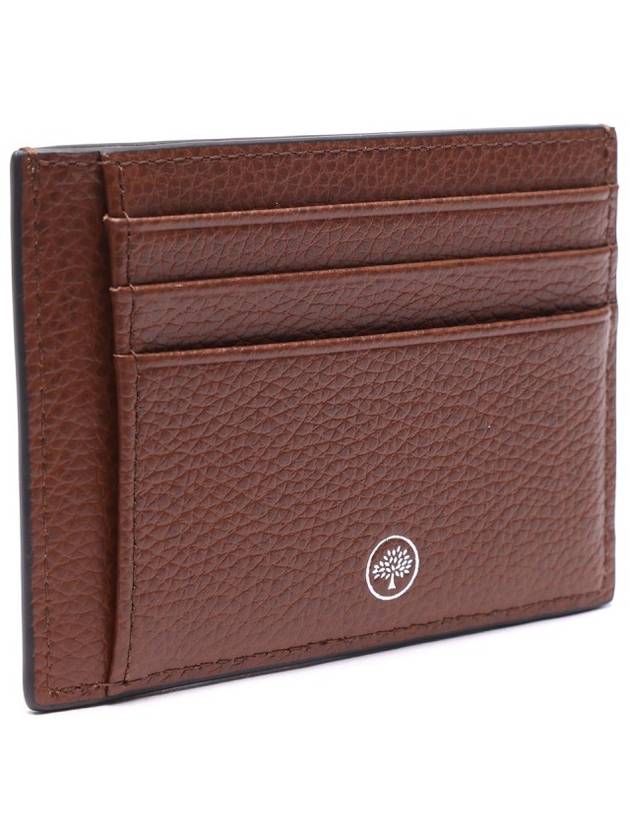 Small Classic Grained Leather Card Wallet Oak - MULBERRY - BALAAN 4