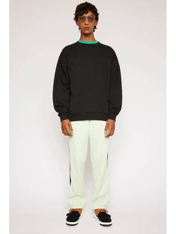 Forba Face Overfit Sweatshirt Black CI0010 - ACNE STUDIOS - BALAAN 1