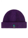 Runa Logo Patch Beanie Black Plum - KLATTERMUSEN - BALAAN 2