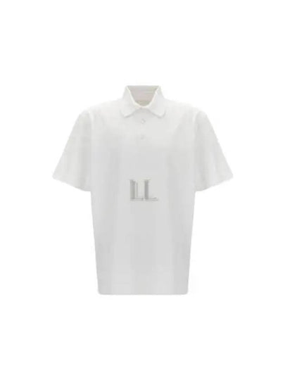 Embroidered Logo Cotton Polo Shirt White - GIVENCHY - BALAAN 2