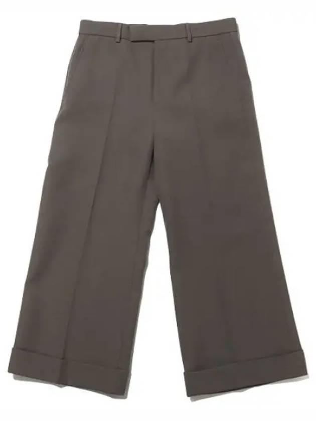 Textured gabardine cropped pants suit men s slacks - GUCCI - BALAAN 1