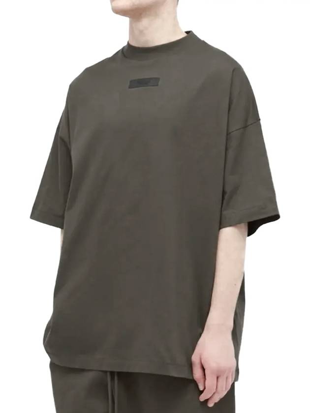 Fear of God Essential Patch Logo T Shirt Ink - FEAR OF GOD ESSENTIALS - BALAAN 4