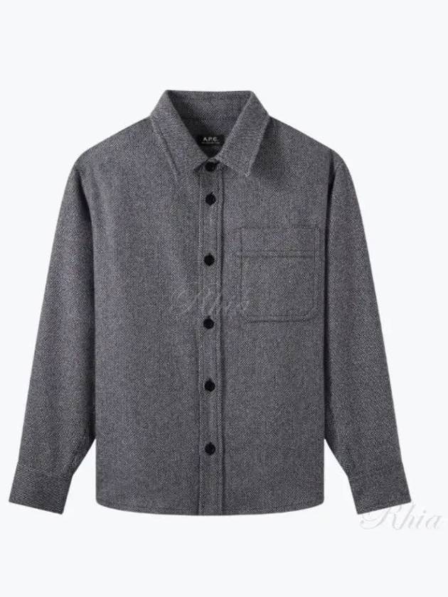 Surchemise Basil Long Sleeve Shirt Grey - A.P.C. - BALAAN 2