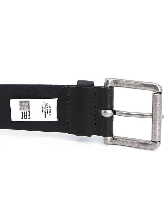 Joris Buckle Leather Belt Black - HUGO BOSS - BALAAN 5