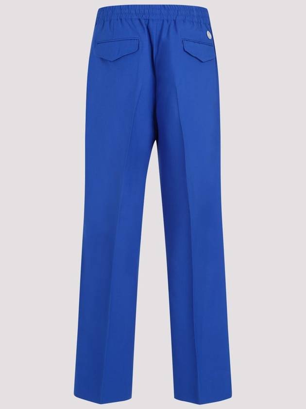 Interlocking G Wool Mohair Track Pants Blue - GUCCI - BALAAN 3