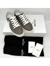 Sneakers Triomphe Patch Jane Low Lace up Canvas Calfskin Gray 358782220C 09GG - CELINE - BALAAN 6