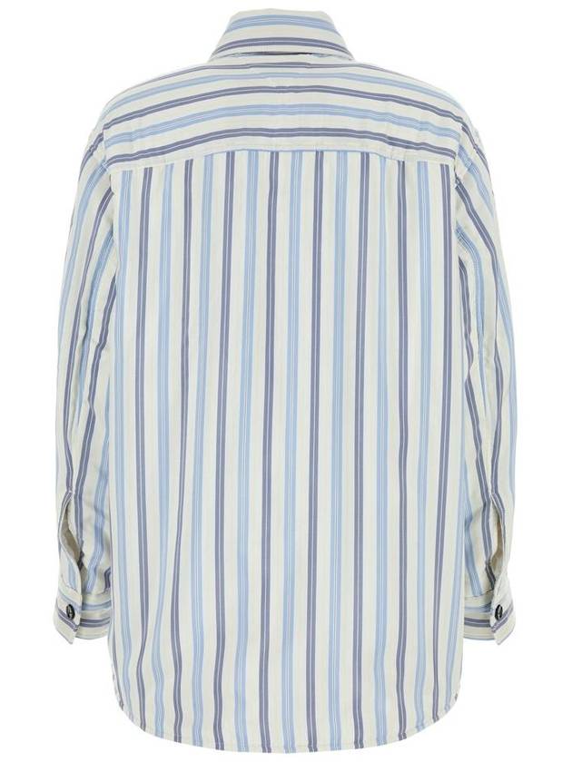 24 ss Silk Striped Shirt 778671 V3OP0 4021 B0110972535 - BOTTEGA VENETA - BALAAN 3