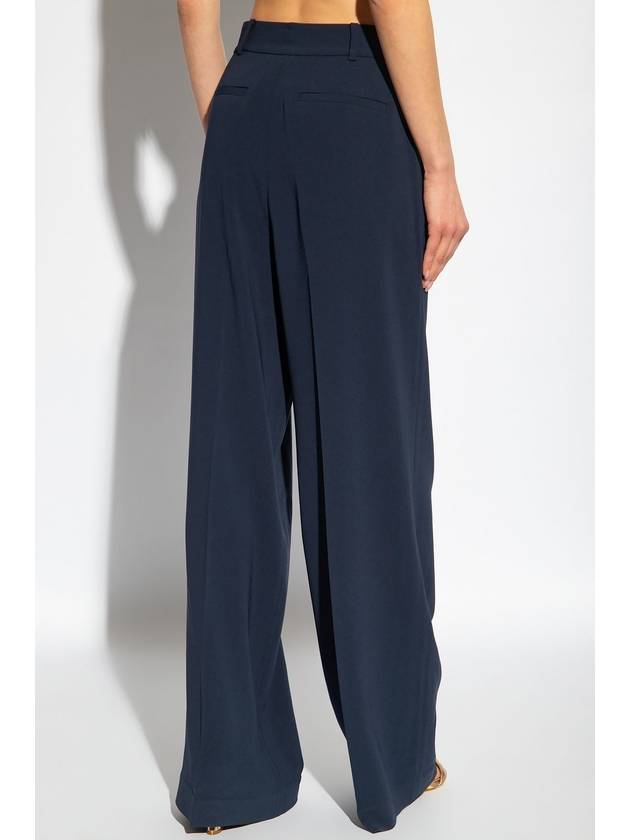 Michael Michael Kors High-rise Trousers, Women's, Navy Blue - MICHAEL KORS - BALAAN 4