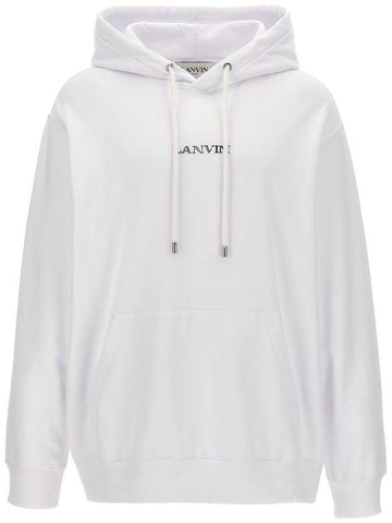 Lanvin Logo Embroidery Hoodie - LANVIN - BALAAN 1