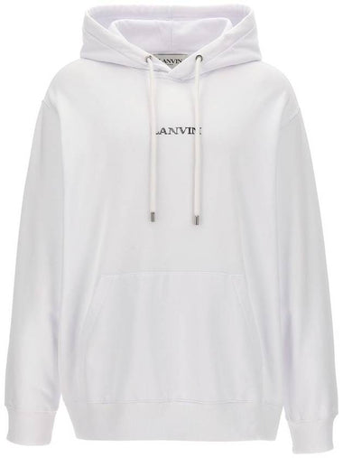 Lanvin Logo Embroidery Hoodie - LANVIN - BALAAN 1