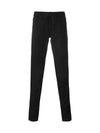 Red Star Embroidered Slim Fit Jeans Black - GIVENCHY - BALAAN 3