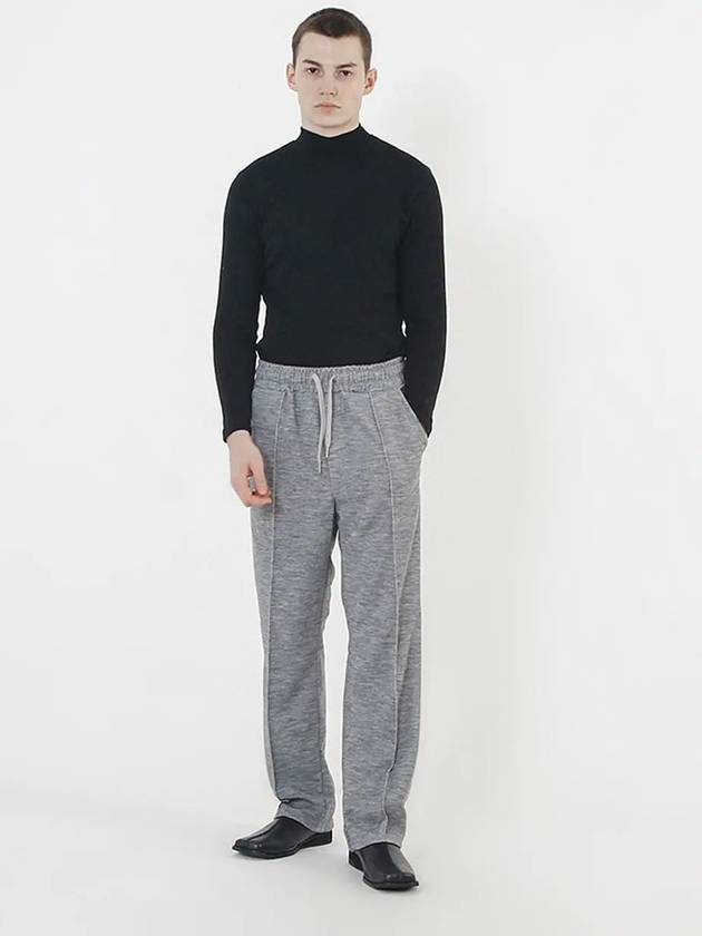 Essential Banding Knit Pants Gray - CHANCE'S NOI - BALAAN 3