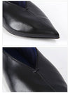 Soft V neck Nappa Flat Black - CELINE - BALAAN 5