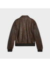 Aviator Blouson Jacket Dark Brown - CELINE - BALAAN 3