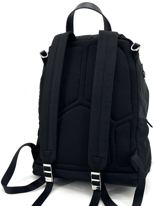 Re nylon triangle logo men s backpack 2VZ066 - PRADA - BALAAN 5