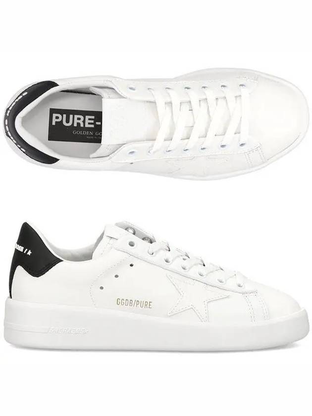 Women's Black Tab Purestar Low Top Sneakers White - GOLDEN GOOSE - BALAAN 2