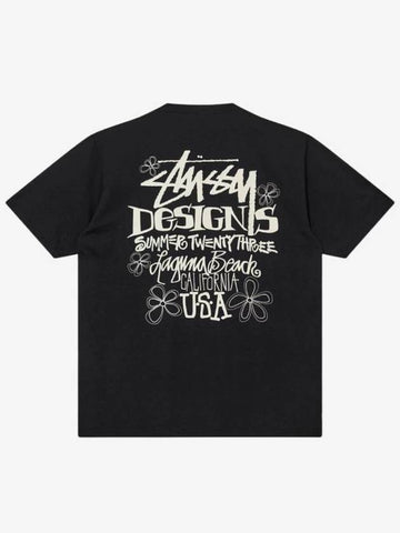 summer t shirt black women - STUSSY - BALAAN 1