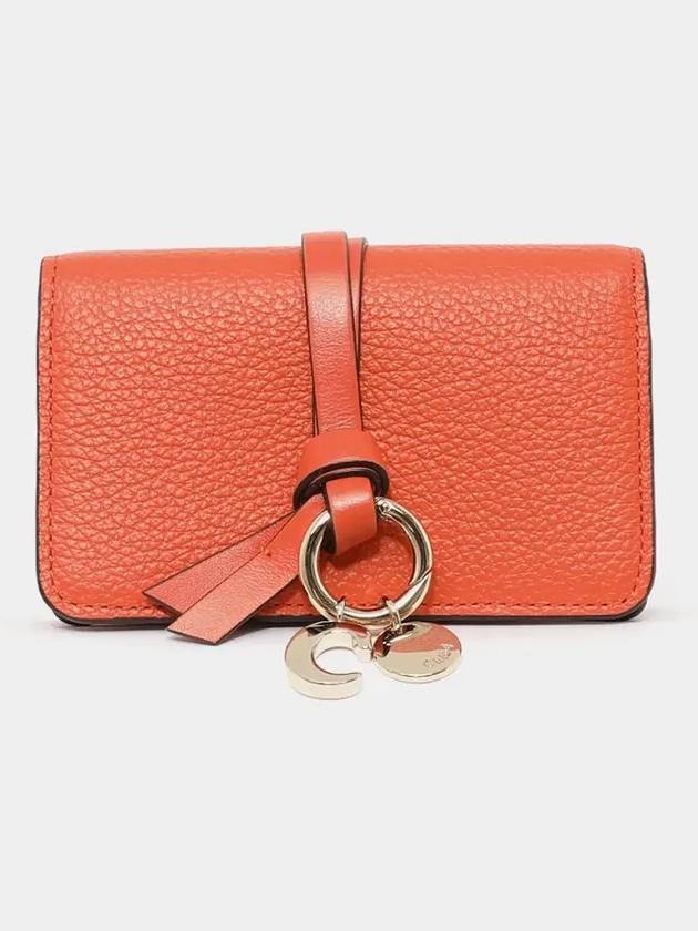 C Strap Logo Leather Women s Card Wallet CHC21WP015F57 848 - CHLOE - BALAAN 3