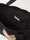 Bold Fox Head Eco Bag Black - MAISON KITSUNE - BALAAN 2