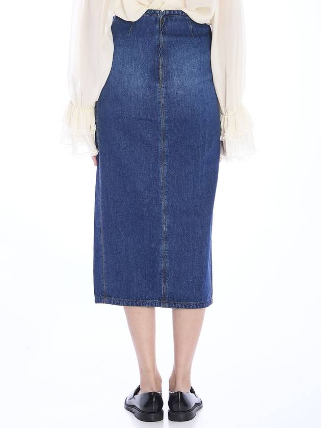 Denim midi skirt - CHLOE - BALAAN 4