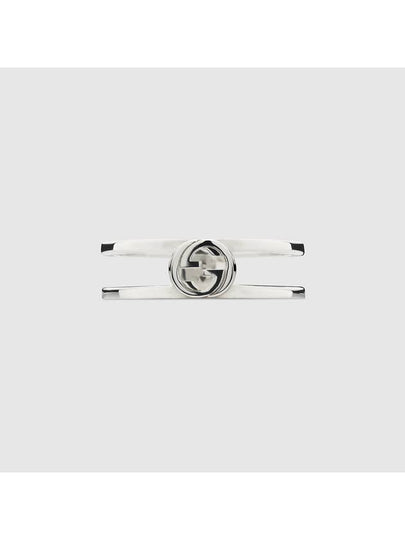 Interlocking Ring Silver - GUCCI - BALAAN 2