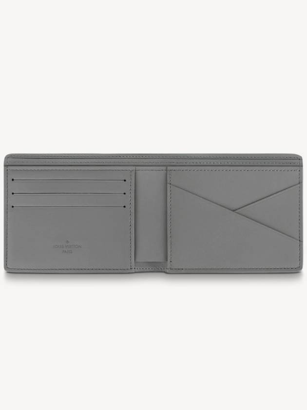 Monogram Shadow Multiple Half Wallet Grey - LOUIS VUITTON - BALAAN 5