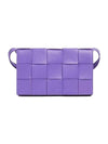 Intrecciato Cassette Cross Bag Purple - BOTTEGA VENETA - BALAAN 1