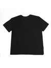 Logo Printing Cotton Short Sleeve T-Shirt Black - SAINT LAURENT - BALAAN.