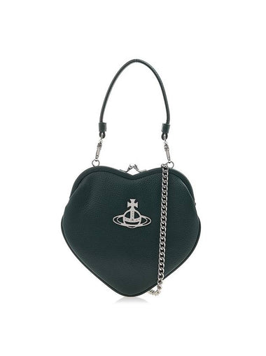 Belle Heart Frame Cross Bag Dark Green - VIVIENNE WESTWOOD - BALAAN 1