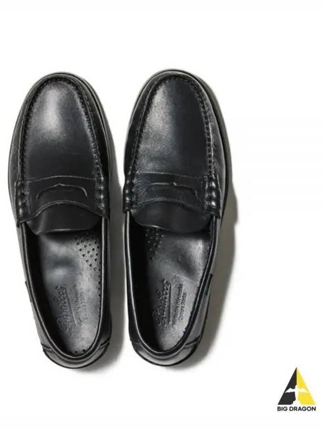 Coraux Leather Loafers Black - PARABOOT - BALAAN 2