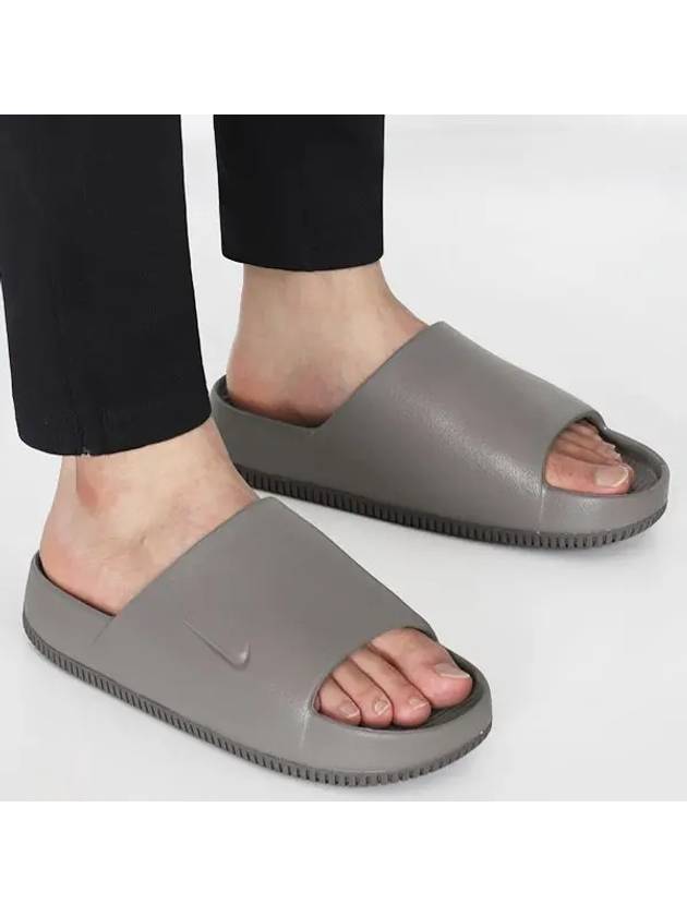 Men's Calm Slide Slippers Flat Pewter - NIKE - BALAAN 2