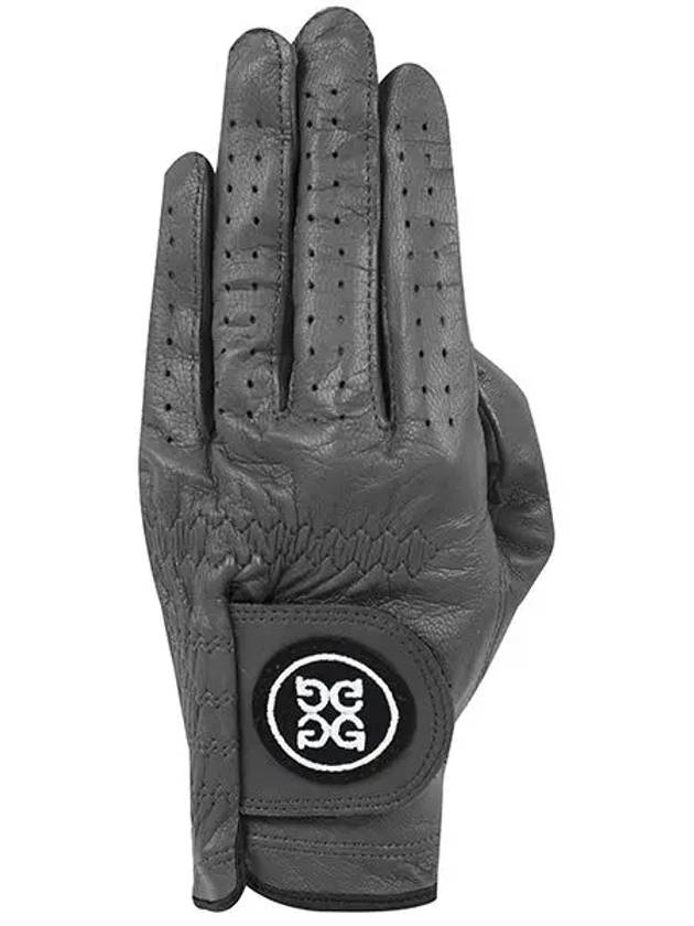 Circle GS Logo Leather Golf Gloves Grey - G/FORE - BALAAN 2