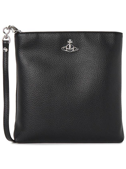 Squire Grain Square Cross Bag Black - VIVIENNE WESTWOOD - BALAAN 2